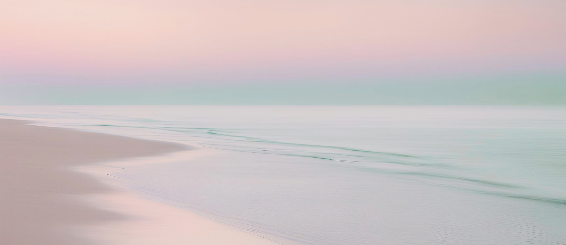 a person walking on a beach