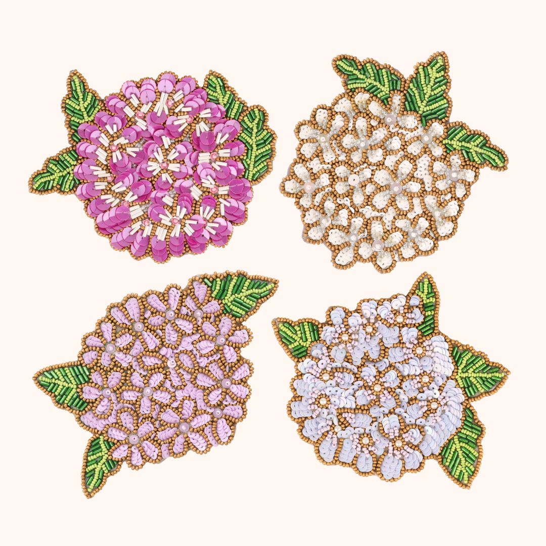 Floral Coasters - Set of 4