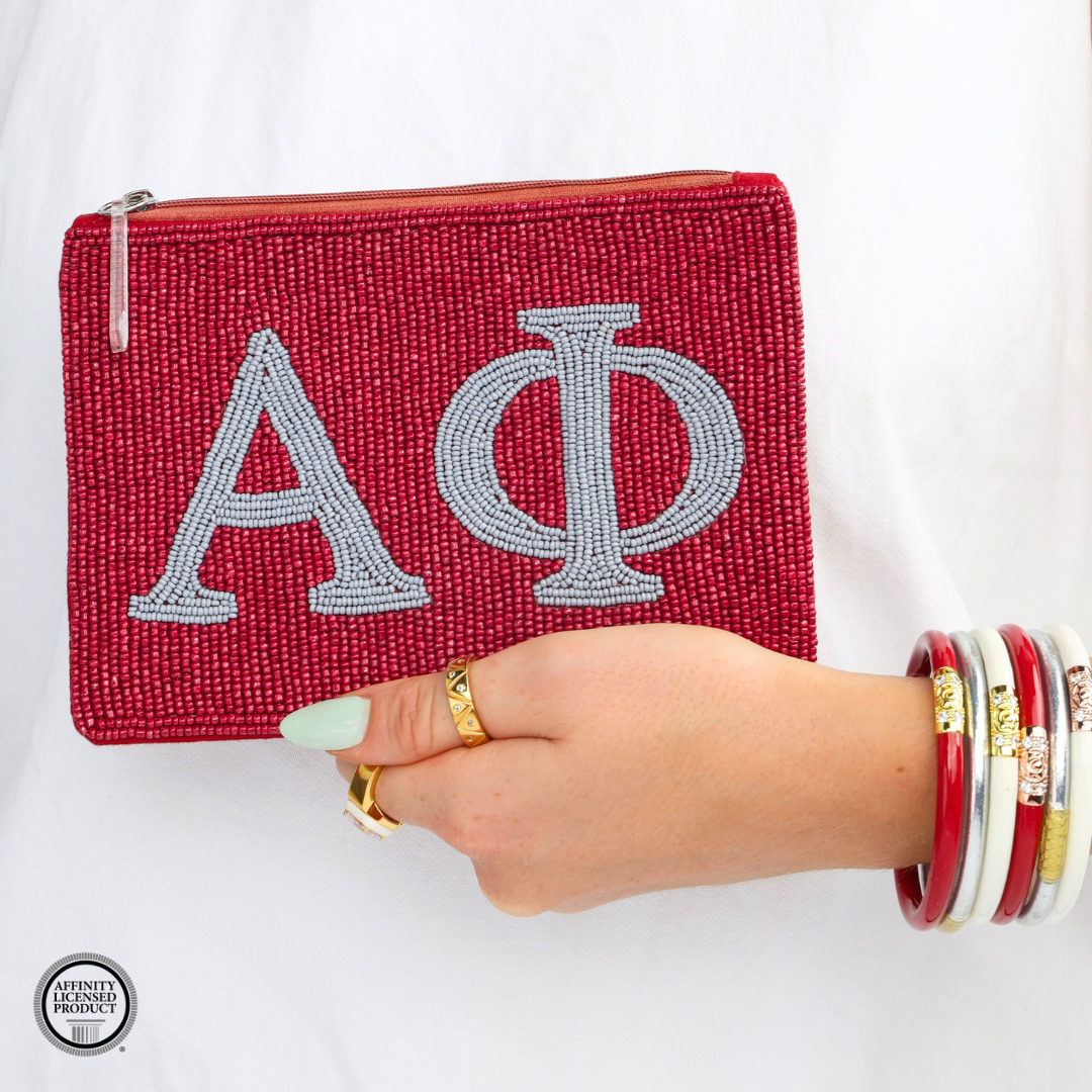 Alpha Phi Sorority Bangle Bracelet Stack | BuDhaGirl
