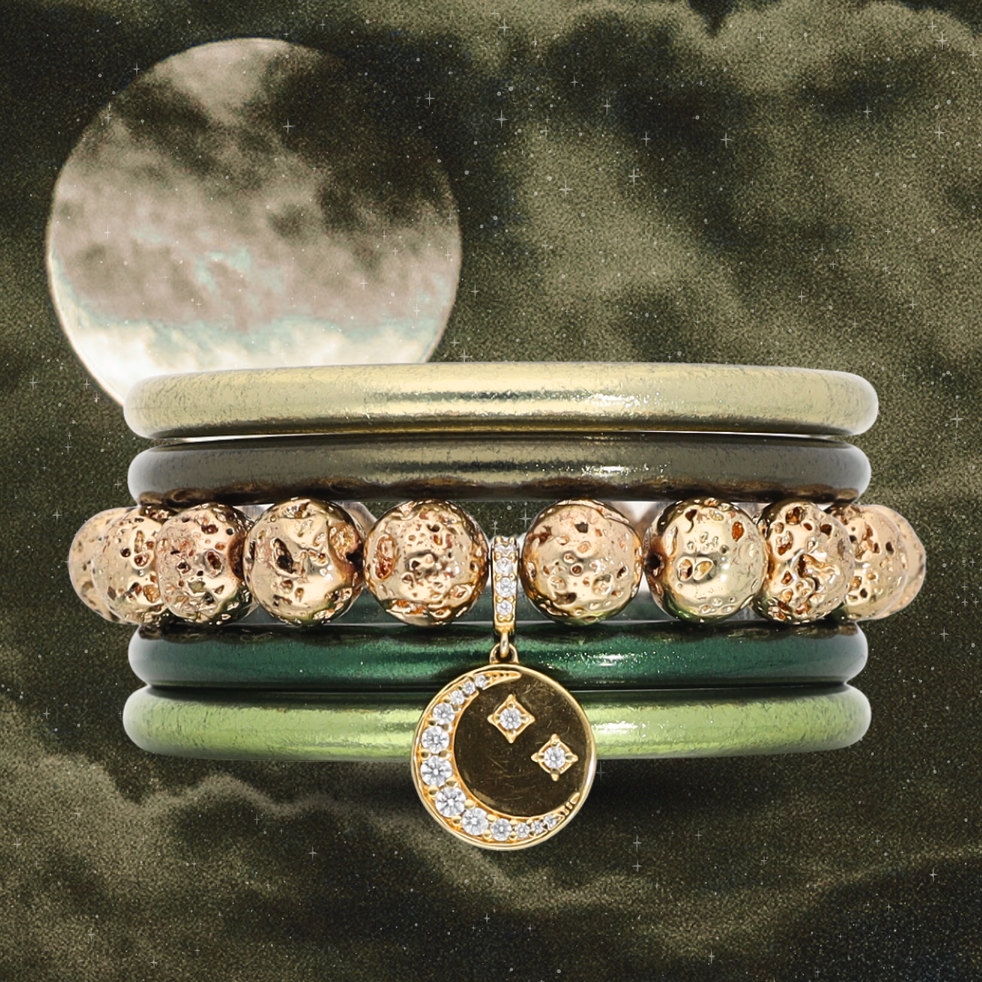 Beaver Moon Stack of the Month | Bangle Bracelet Stack | BuDhaGirl
