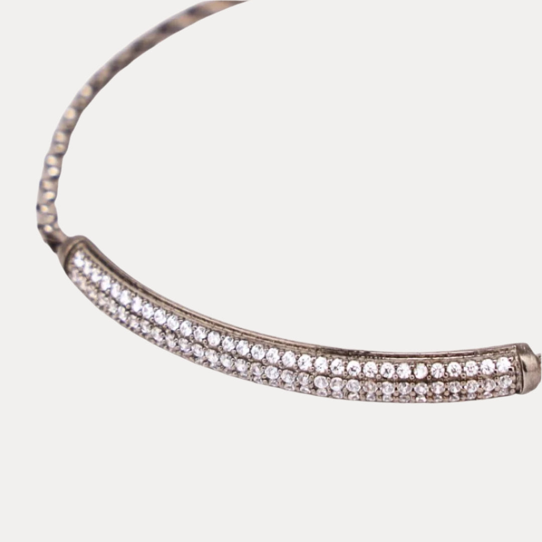 clear Brad Birthstone Bracelet For Men | BuDhaHomme by BuDhaGirl