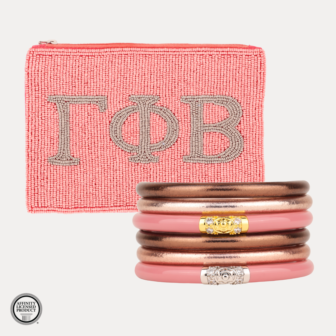 Gamma Phi Beta Sorority Bangle Bracelet Stack | BuDhaGirl