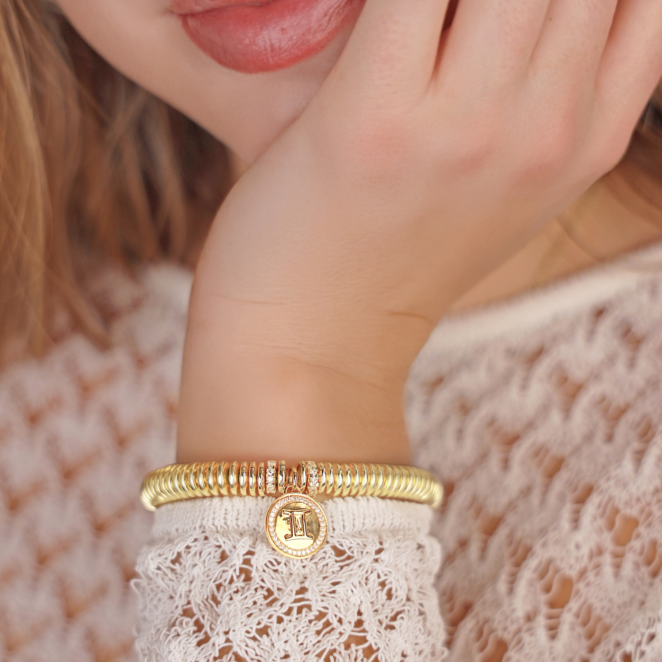 a close up of a woman's hand