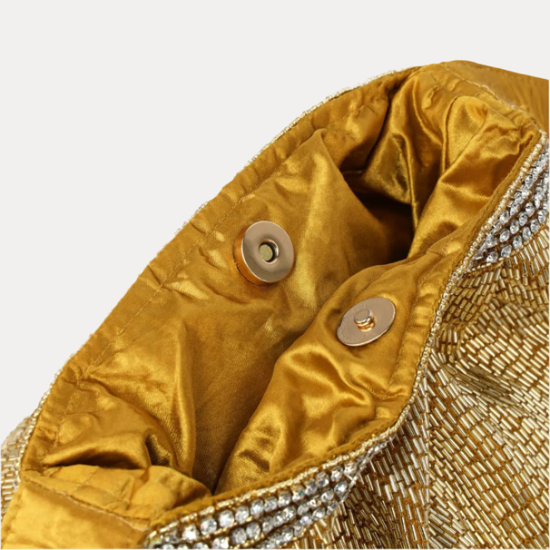 Boho Tote Bag - Gold