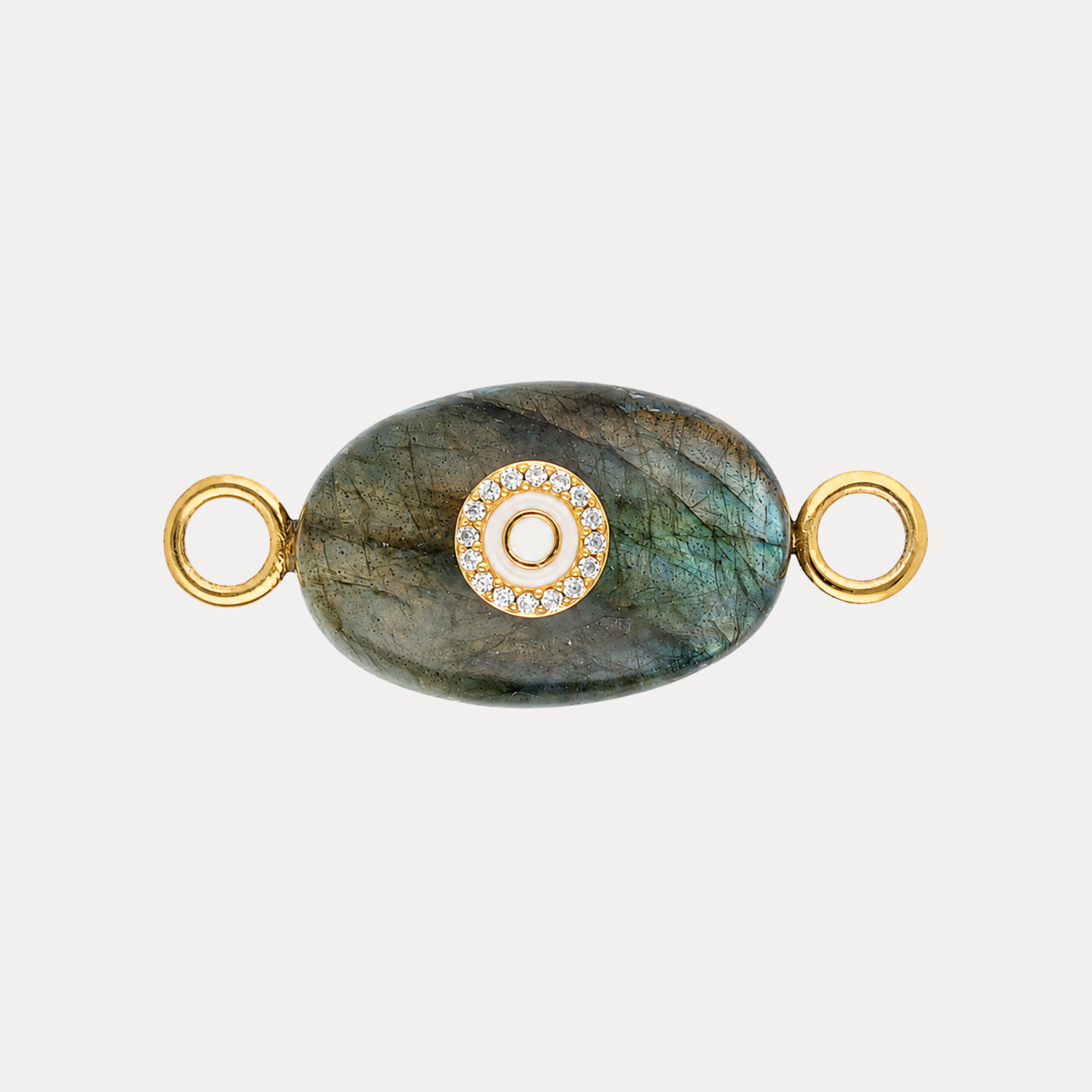 Labradorite Eye Charm