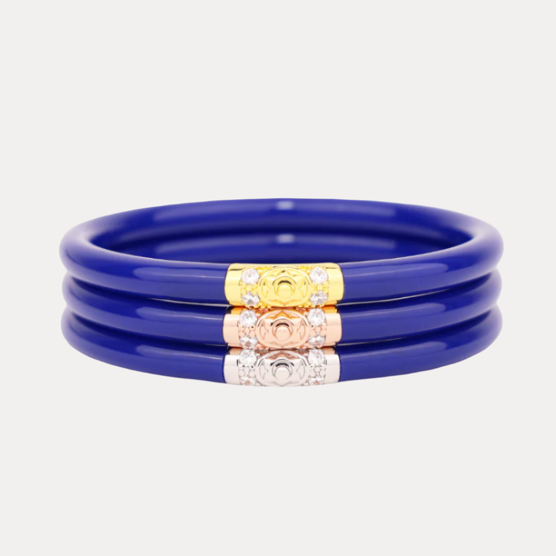 Three Kings All Weather Bangles® (AWB®) - Lapis | Bangle Bracelets for Women | BuDhaGirl