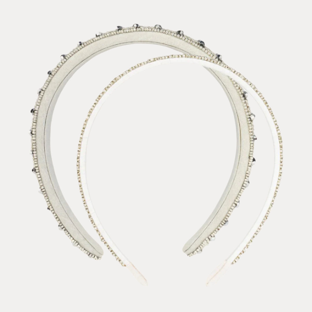 Silver Mix and Match Plaza Duo Headbands | BuDhaGirl