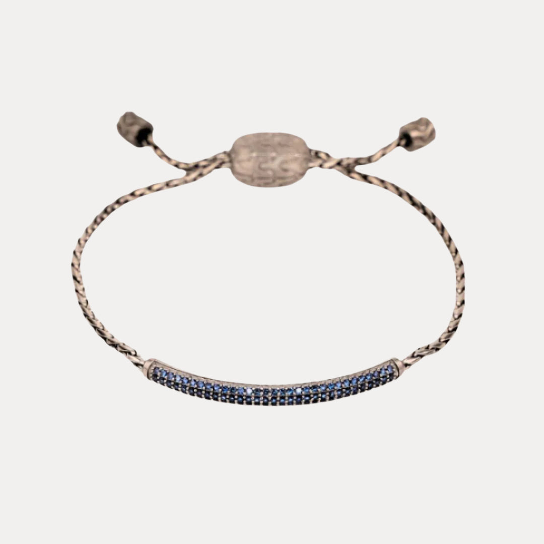 Sapphire Brad Birthstone Bracelet For Men | BuDhaHomme by BuDhaGirl