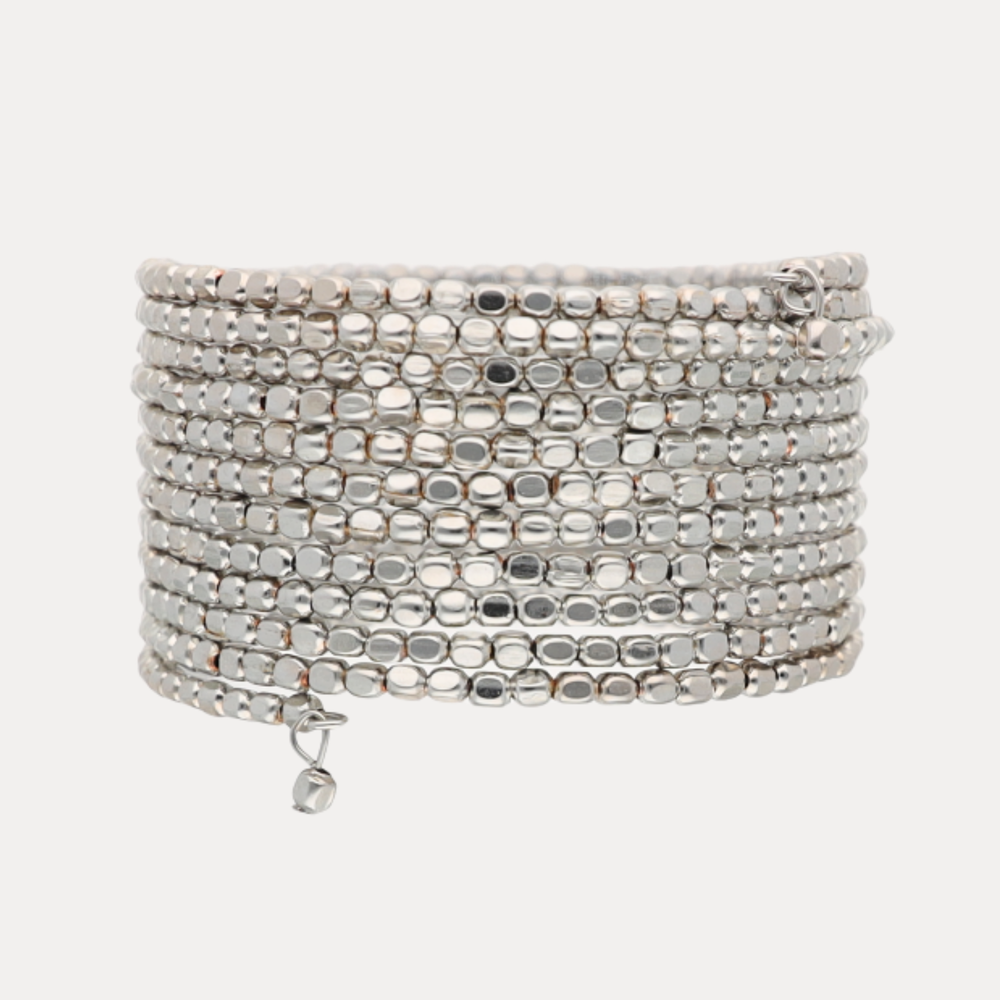 Silver Omega Wrist Wrap