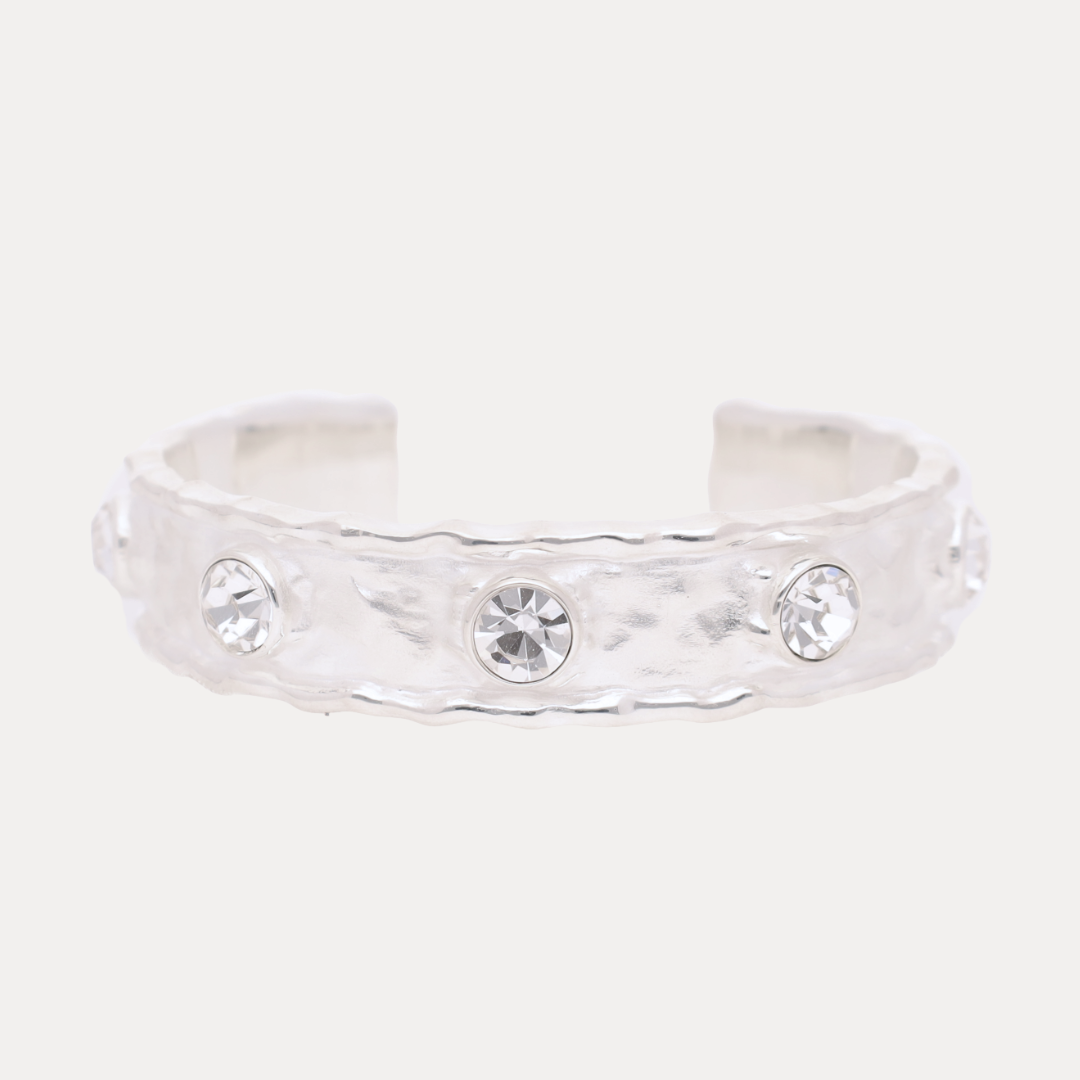 Silver Seven Crystal Cuff | BuDhaGirl