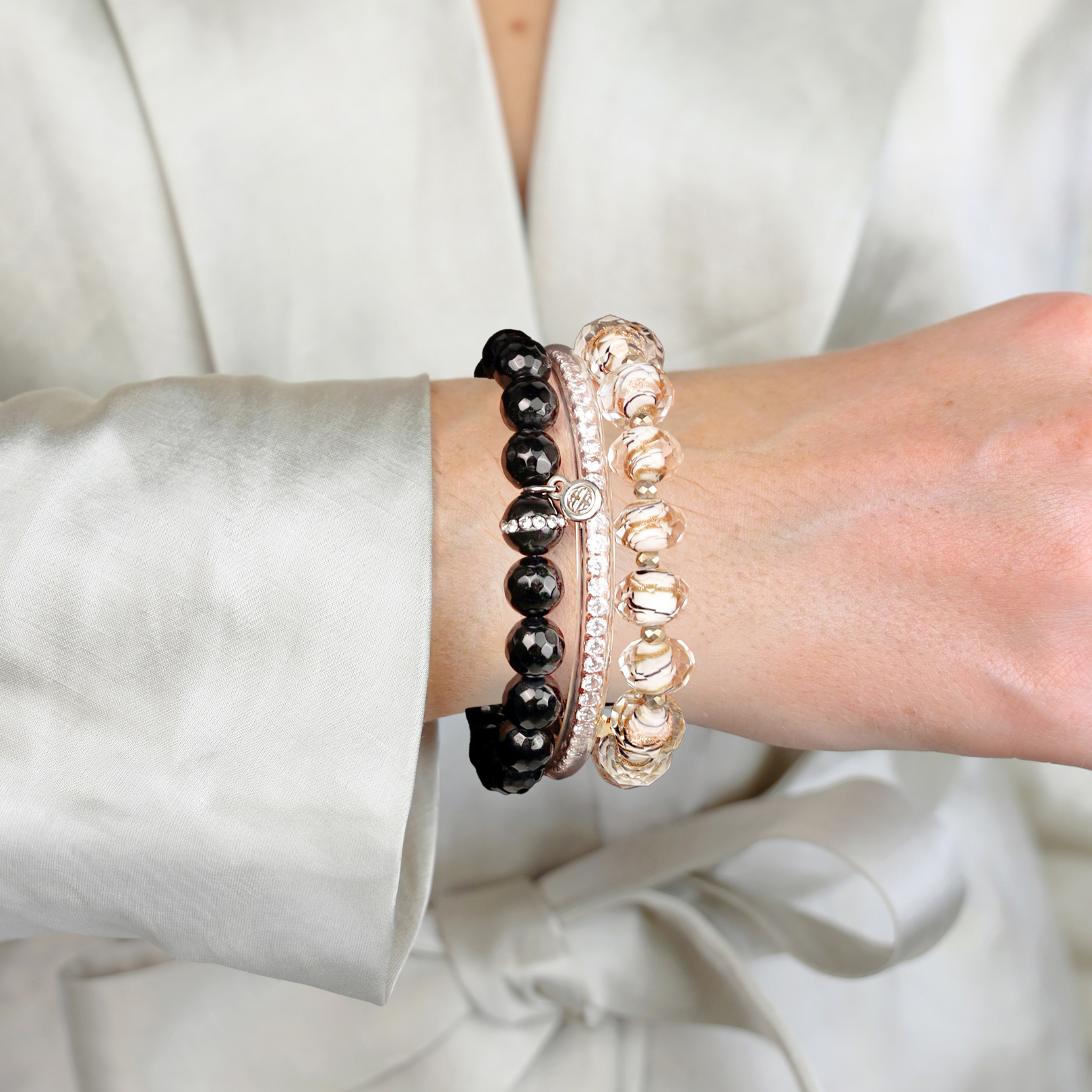The Beaded Sparkle Stack | Bangles, Bracelets, Jewelry | BuDhaGirl