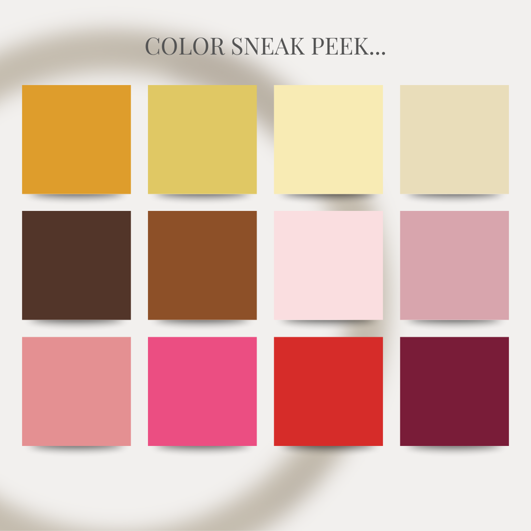 Divine Gold Divina Advent Calendar Color Sneak Peek | BuDhaGirl