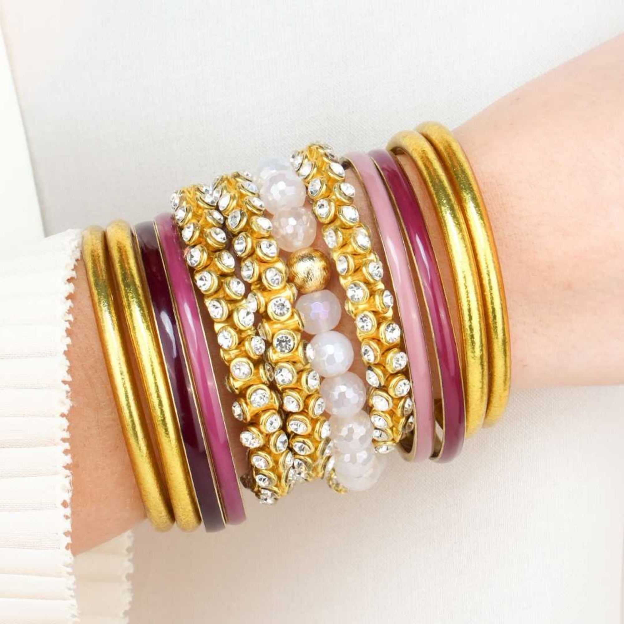 a person wearing bracelets