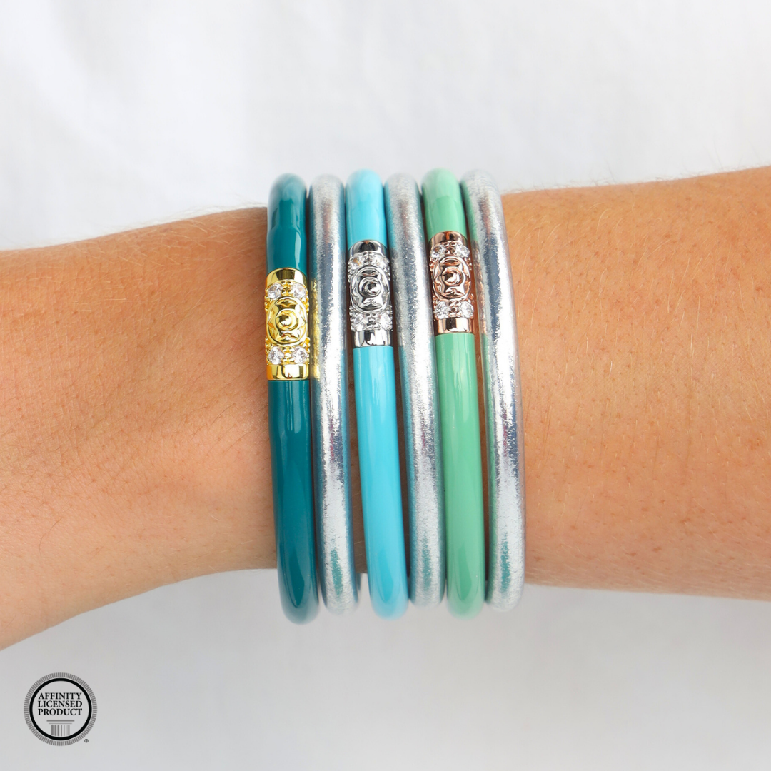 Zeta Tau Alpha Sorority Bangle Bracelet Stack | BuDhaGirl