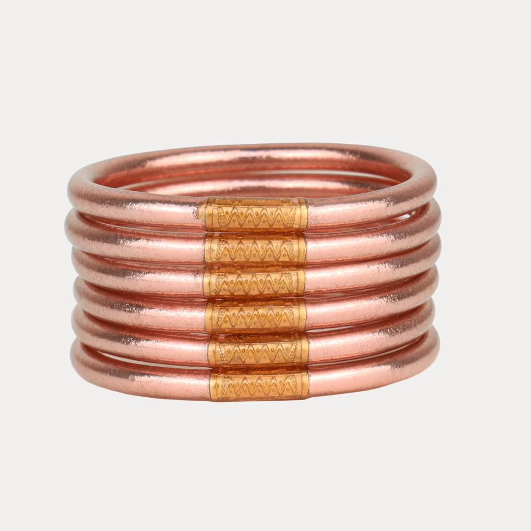 Rose Gold & Champagne All Weather Bangles® Bundle