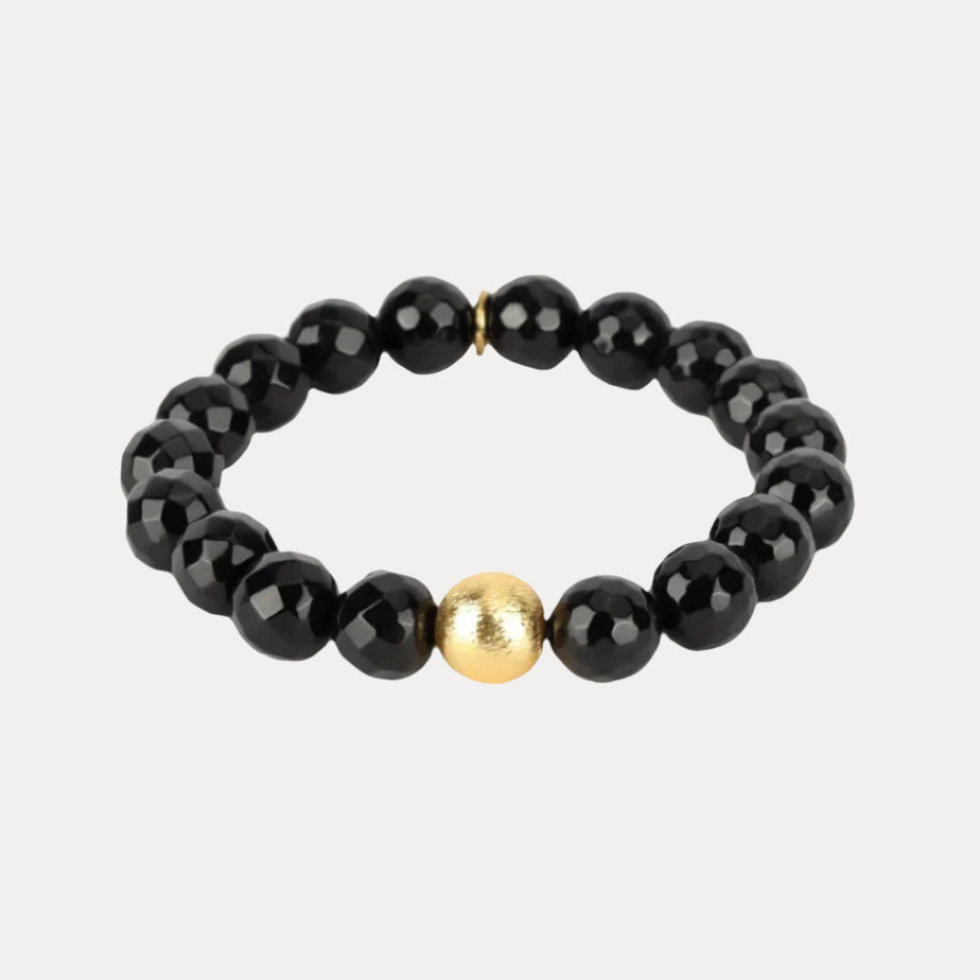 Black Onyx Bianca Beaded Bracelet For Women | BuDhaGirl