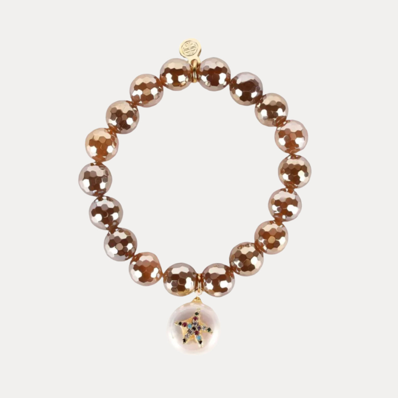Pearl Mustique Bracelet - Taupe | BuDhaGirl