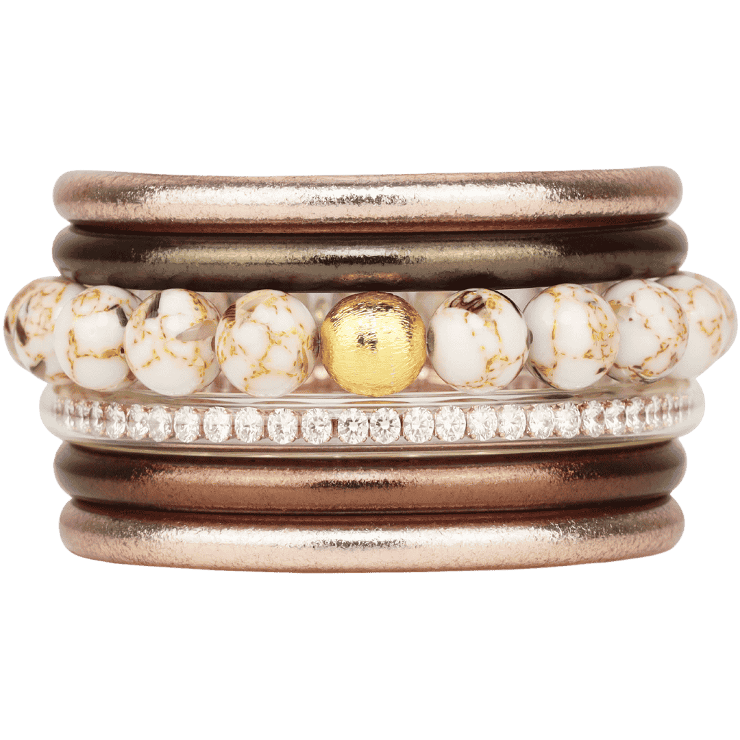 Milan Glam Bangle Bracelet Stack of the Week | BuDhaGirl