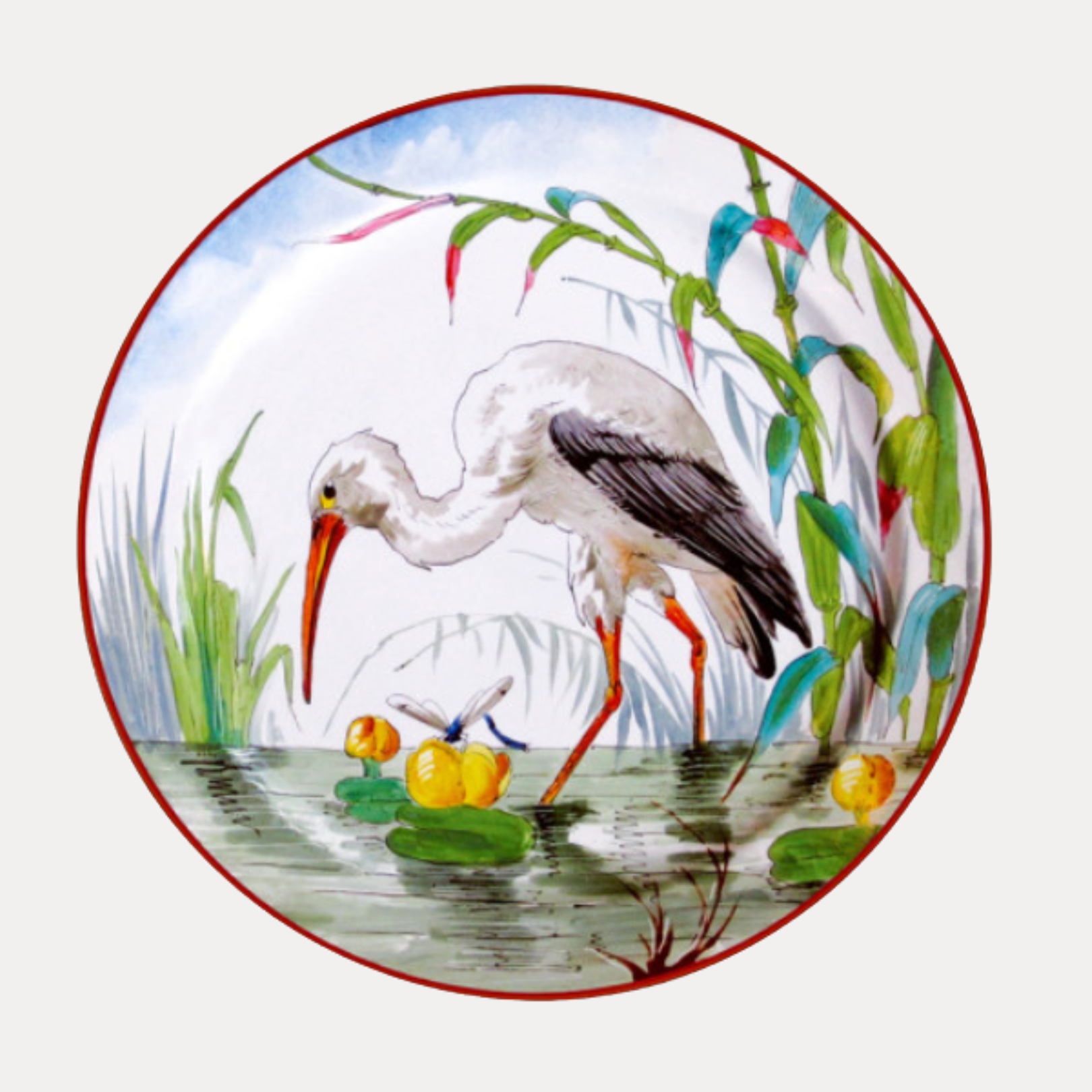 Au Bain Marie Bracquemond Tin Plates | French Country Decor | BuDhaGirl