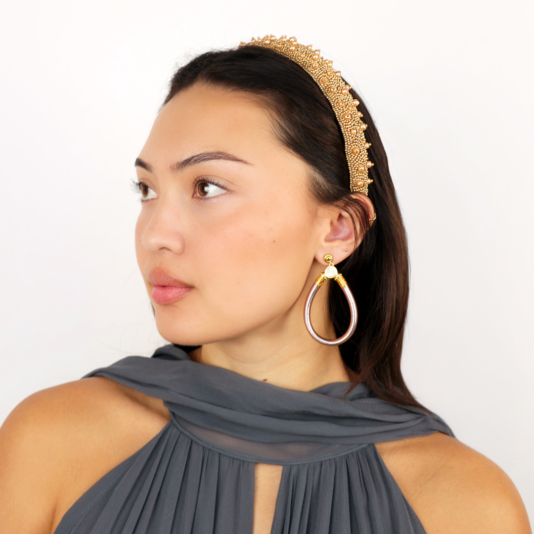 Dot Headband - Gold