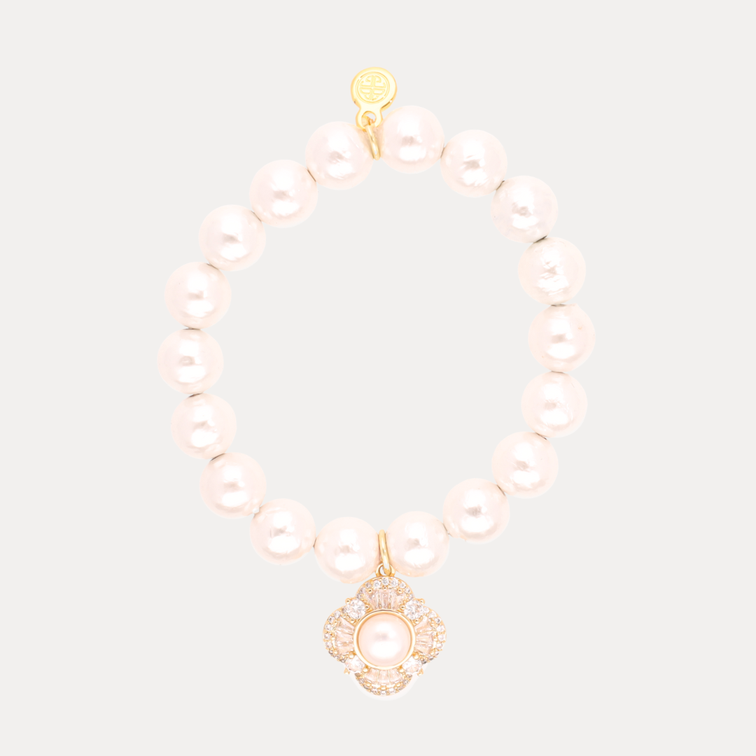 Fir Crystal & Snow Pearl Bracelet Bundle | BuDhaGirl