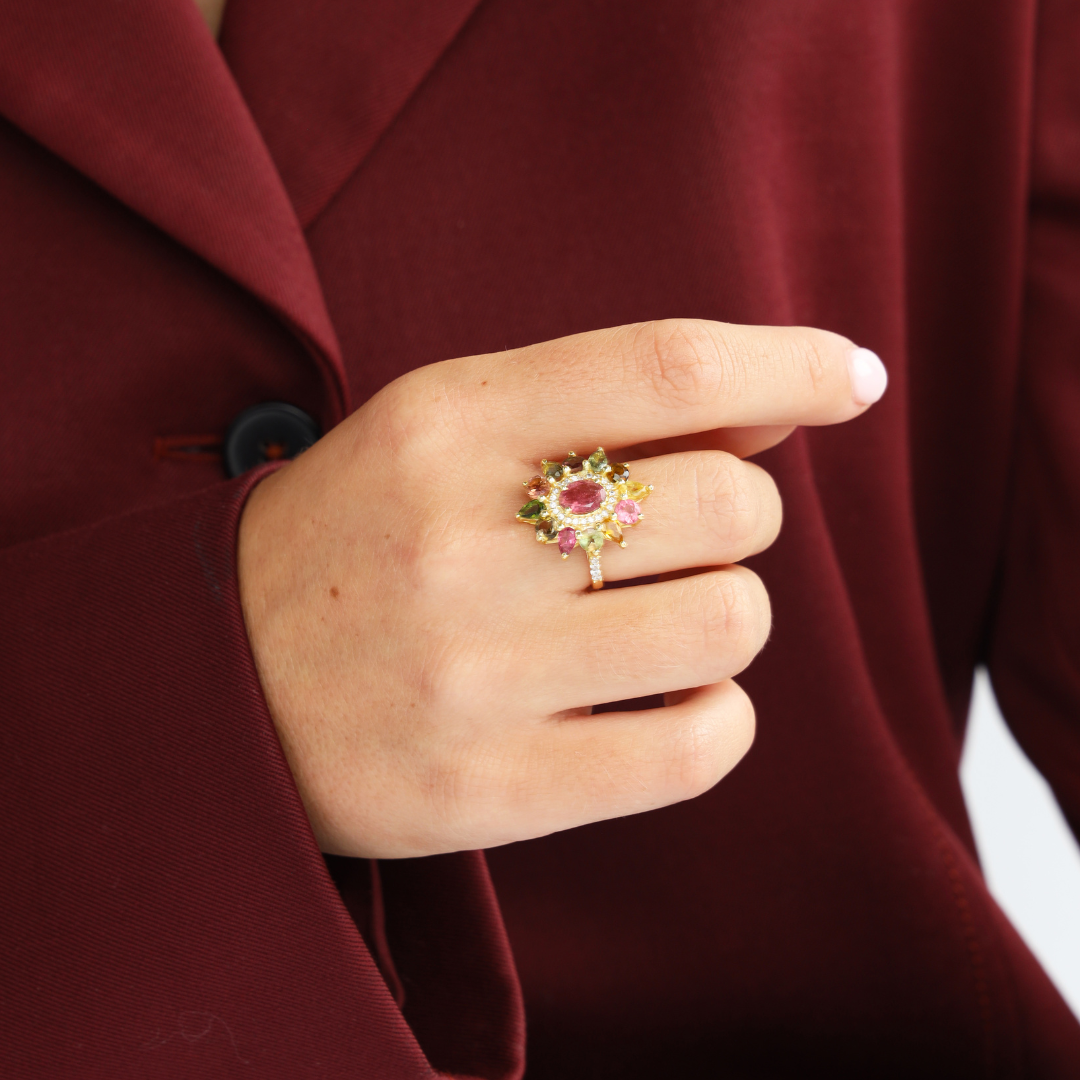 Pink Flora Ring | BuDhaGirl