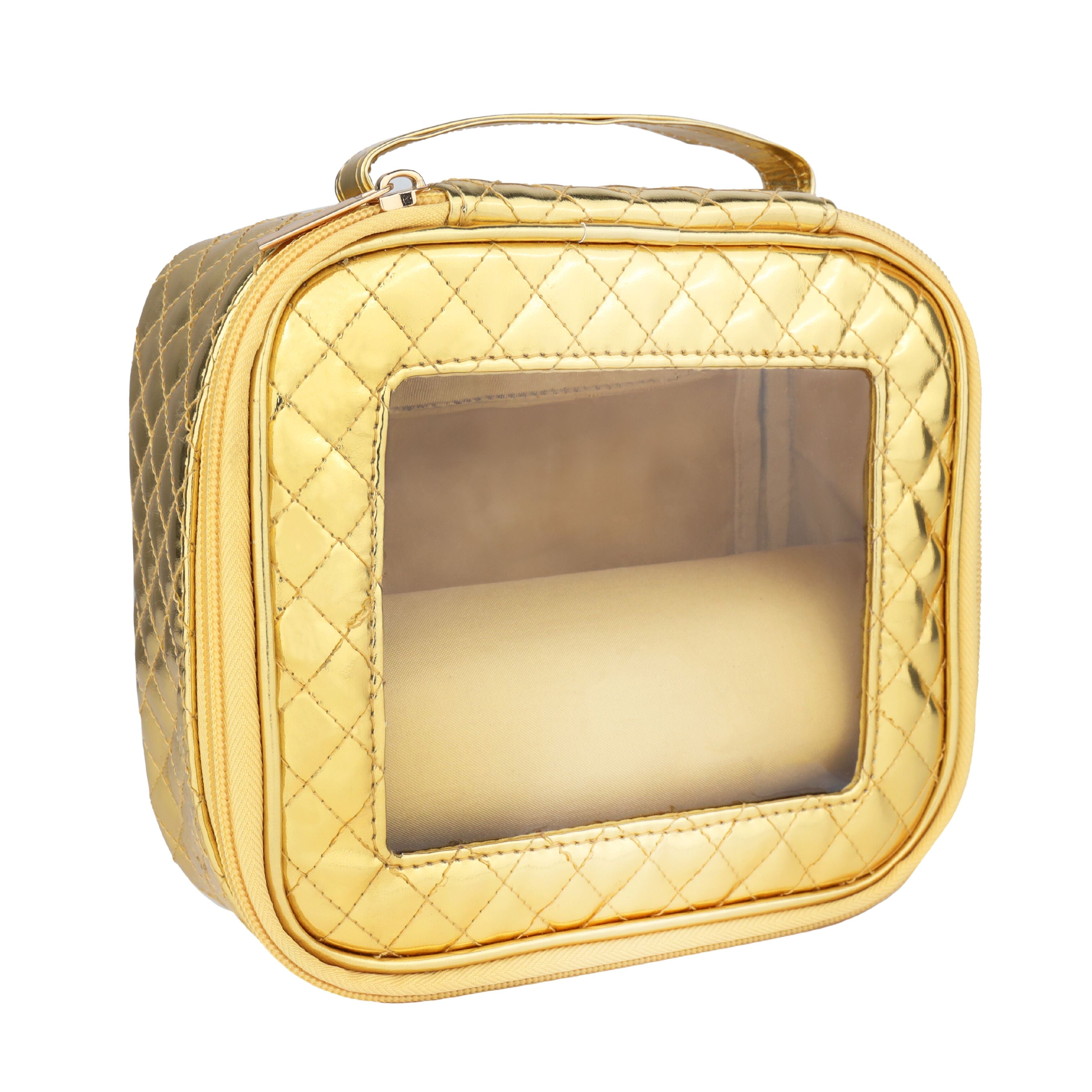 Large Gold Travel Case for Jewelry Storage | BuDhaGirl