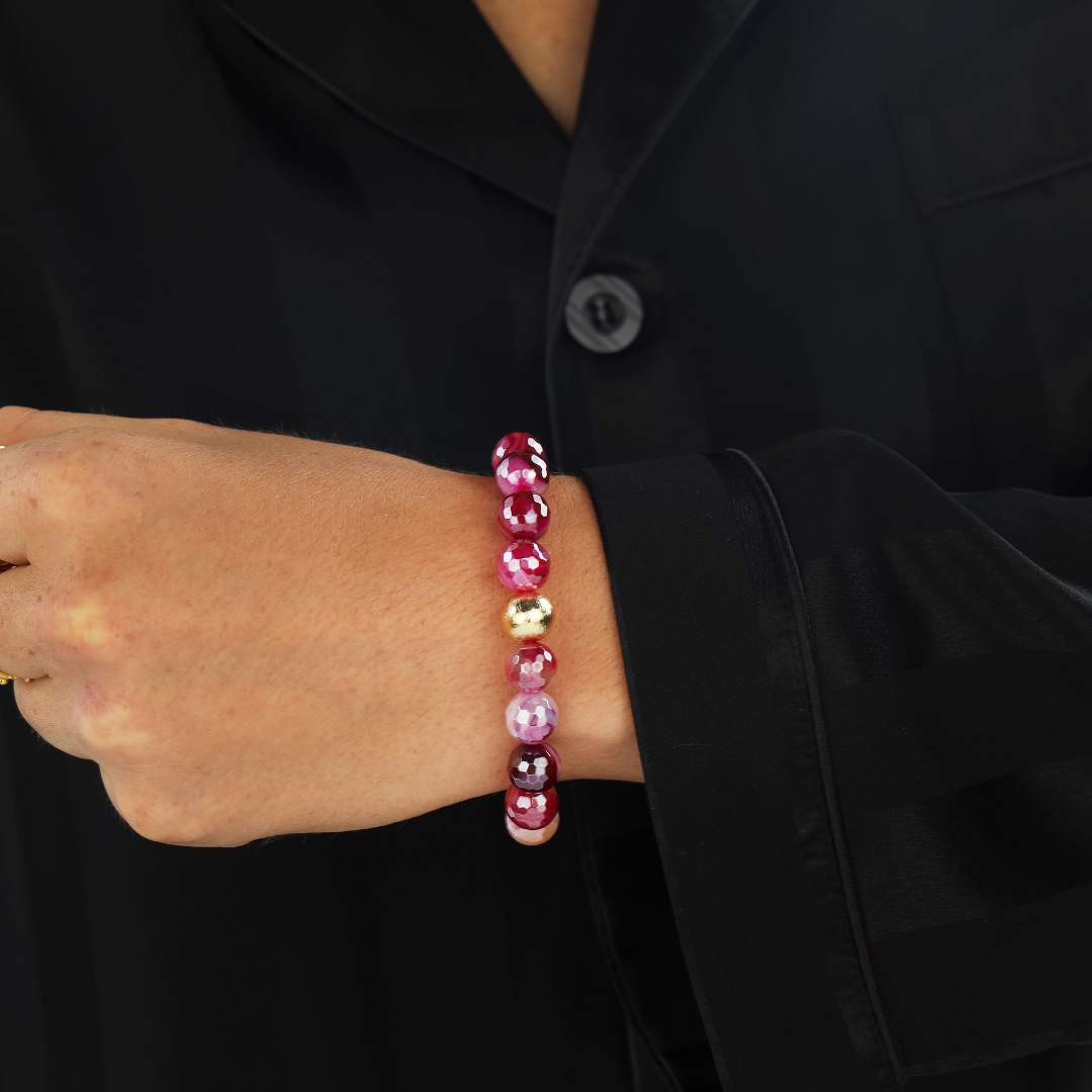 BDG Pink Melange Bracelet | BuDhaGirl