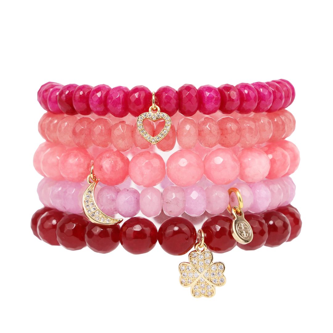 Chamonix - Crystal Beaded Multi Bracelet Set | BuDhaGirl