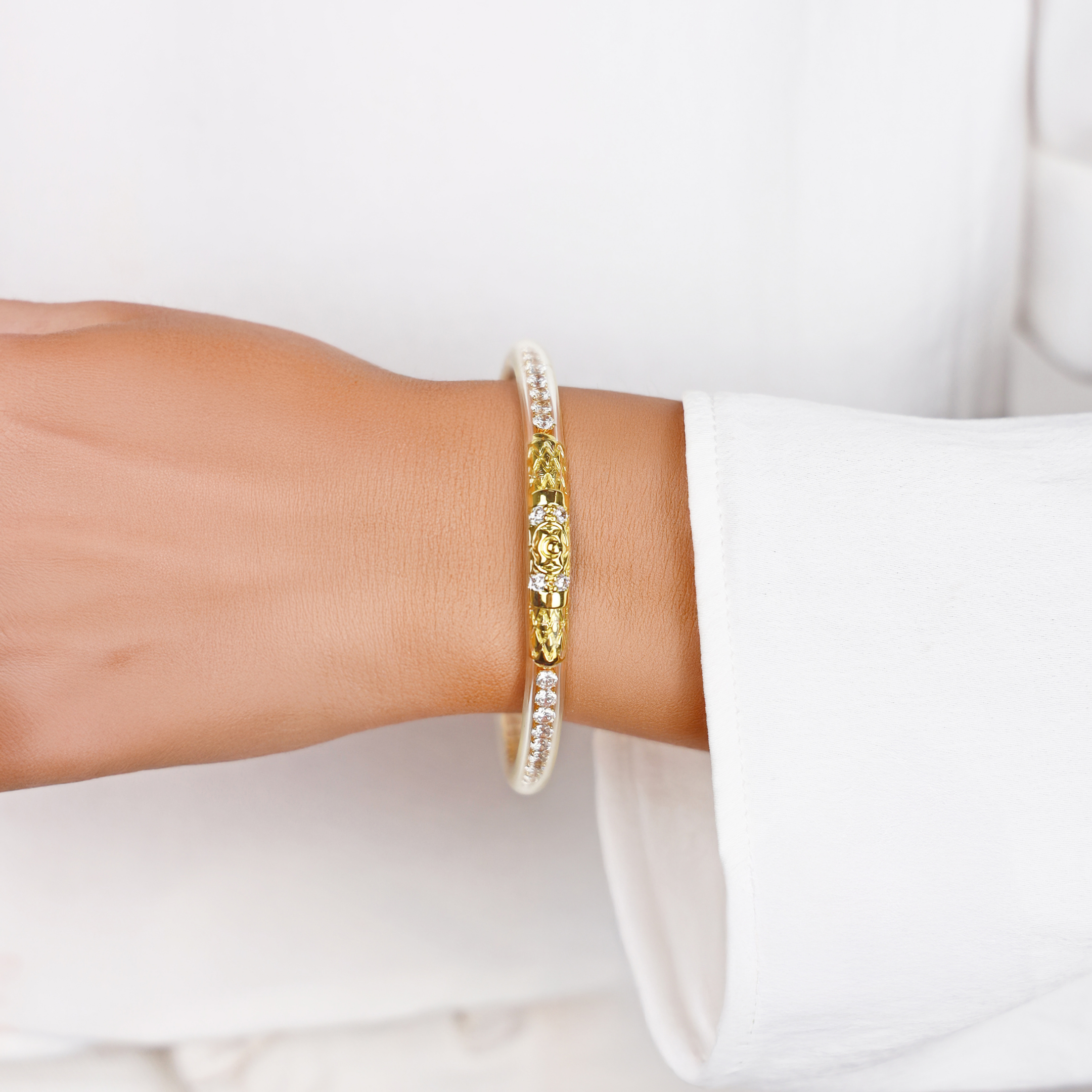 Queen All Weather Bangles® (AWB®) - Clear Crystal