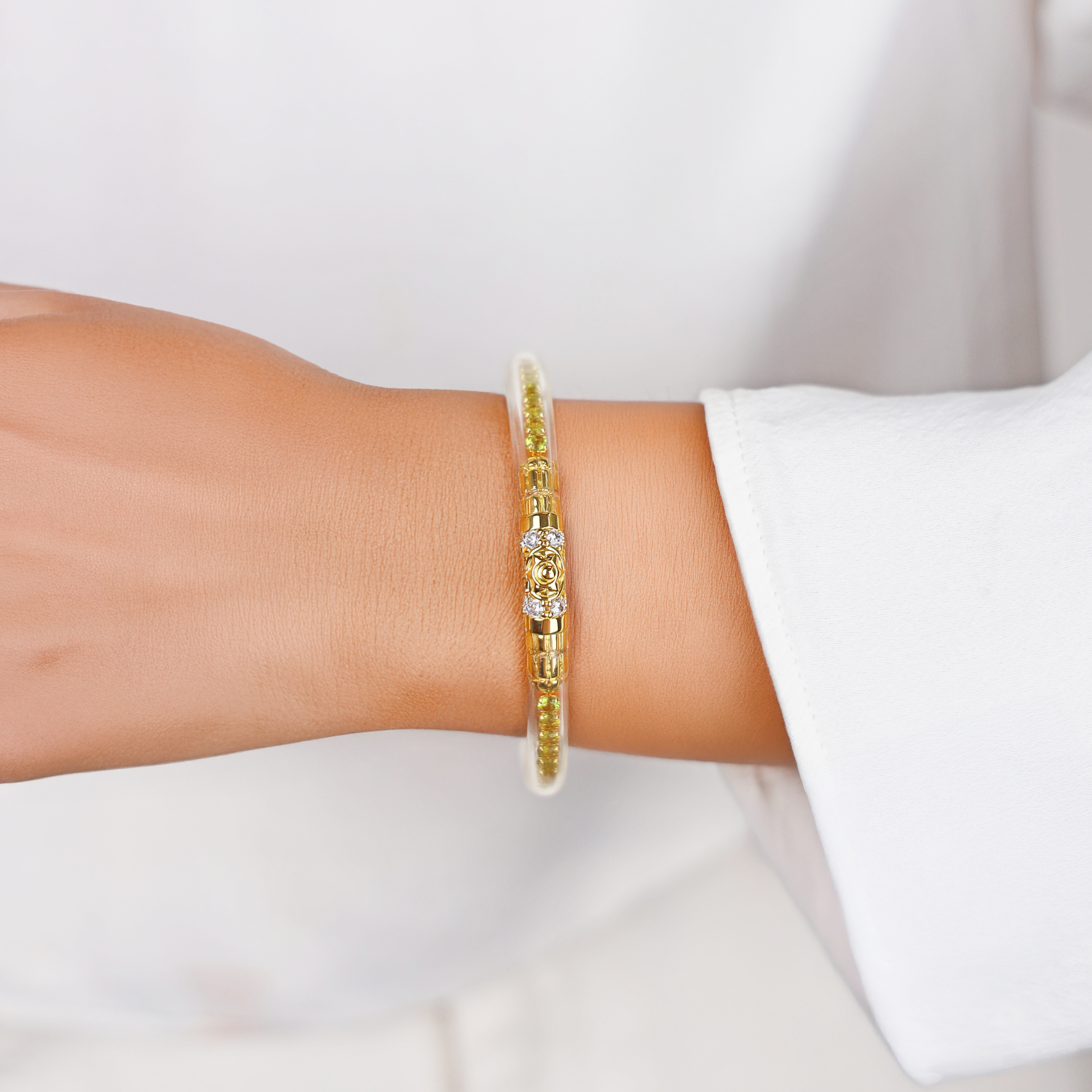 Queen All Weather Bangles® (AWB®) - Peridot