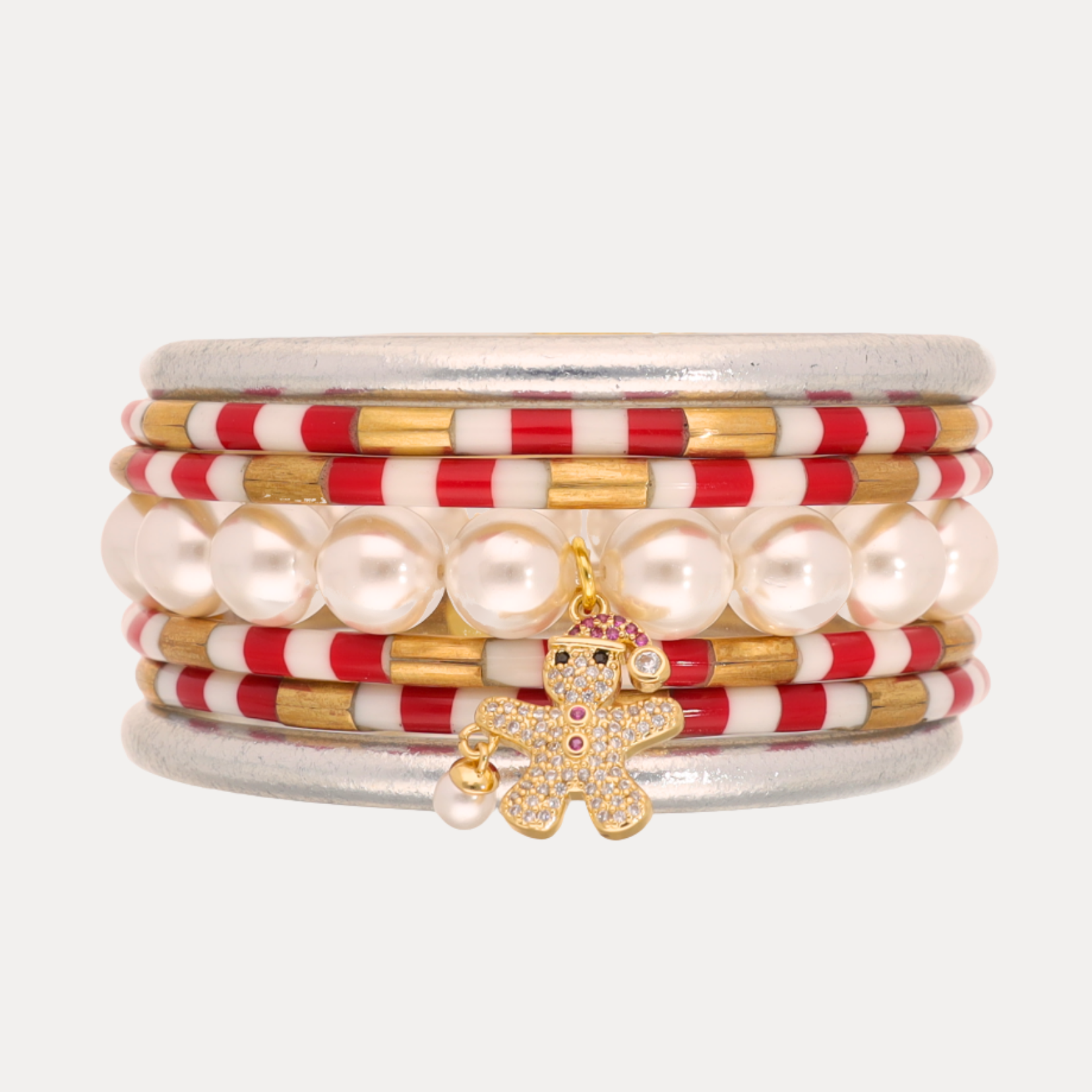 Gingerbread Stack | Holiday Bangle Bracelet Stack from BuDhaGirl 