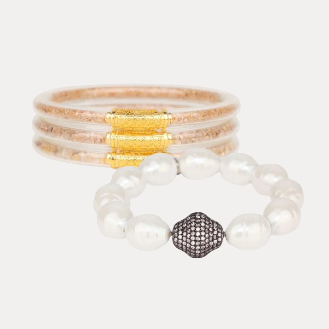 Three Sands AWB® & White Isabel Pearl Bracelet Bundle
