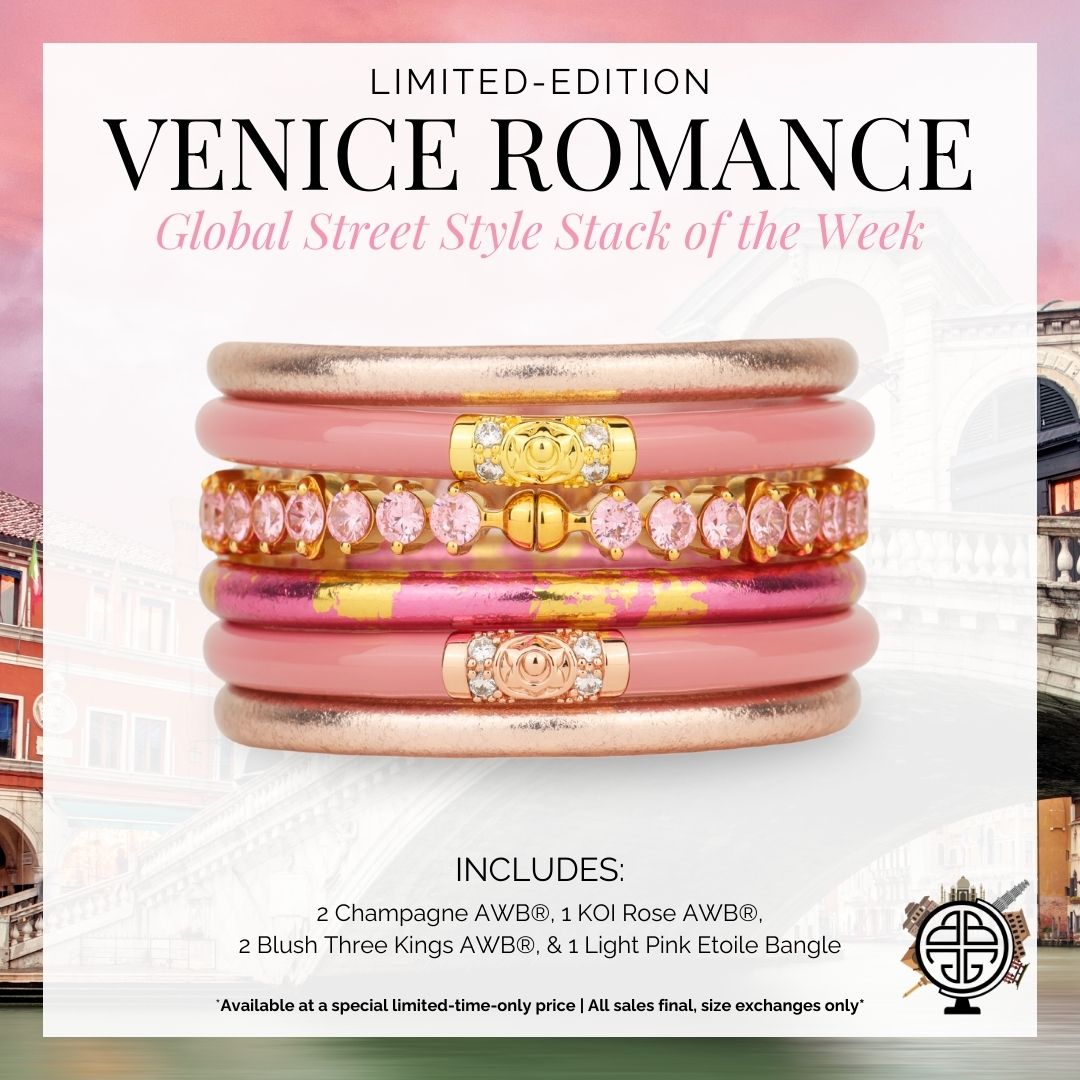 Venice Romance Luxe Bangle Bracelet Stack of the Week | BuDhaGirl