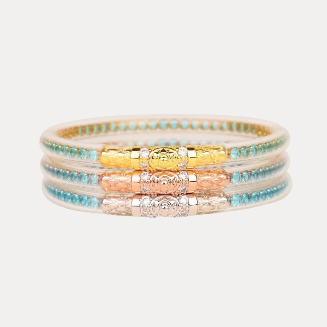 Three Queens All Weather Bangles® (AWB®) - Aqua