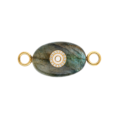Labradorite Eye Charm