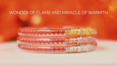 12.01.720.220.S3,12.01.720.220.M3,12.01.720.220.L3,12.01.720.220.XL3, Orange Flame Three Queens All Weather Bangle Bracelets | BuDhaGirl