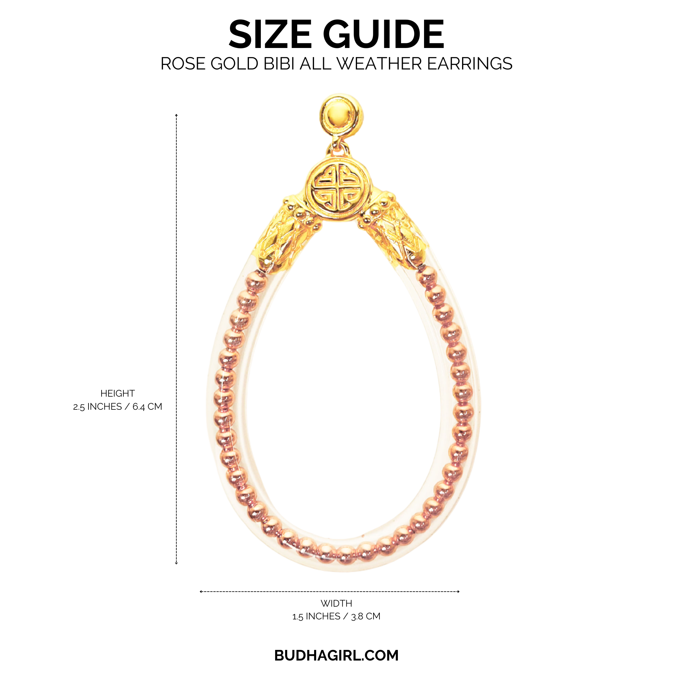 a gold and silver earring with a gold and pink bead