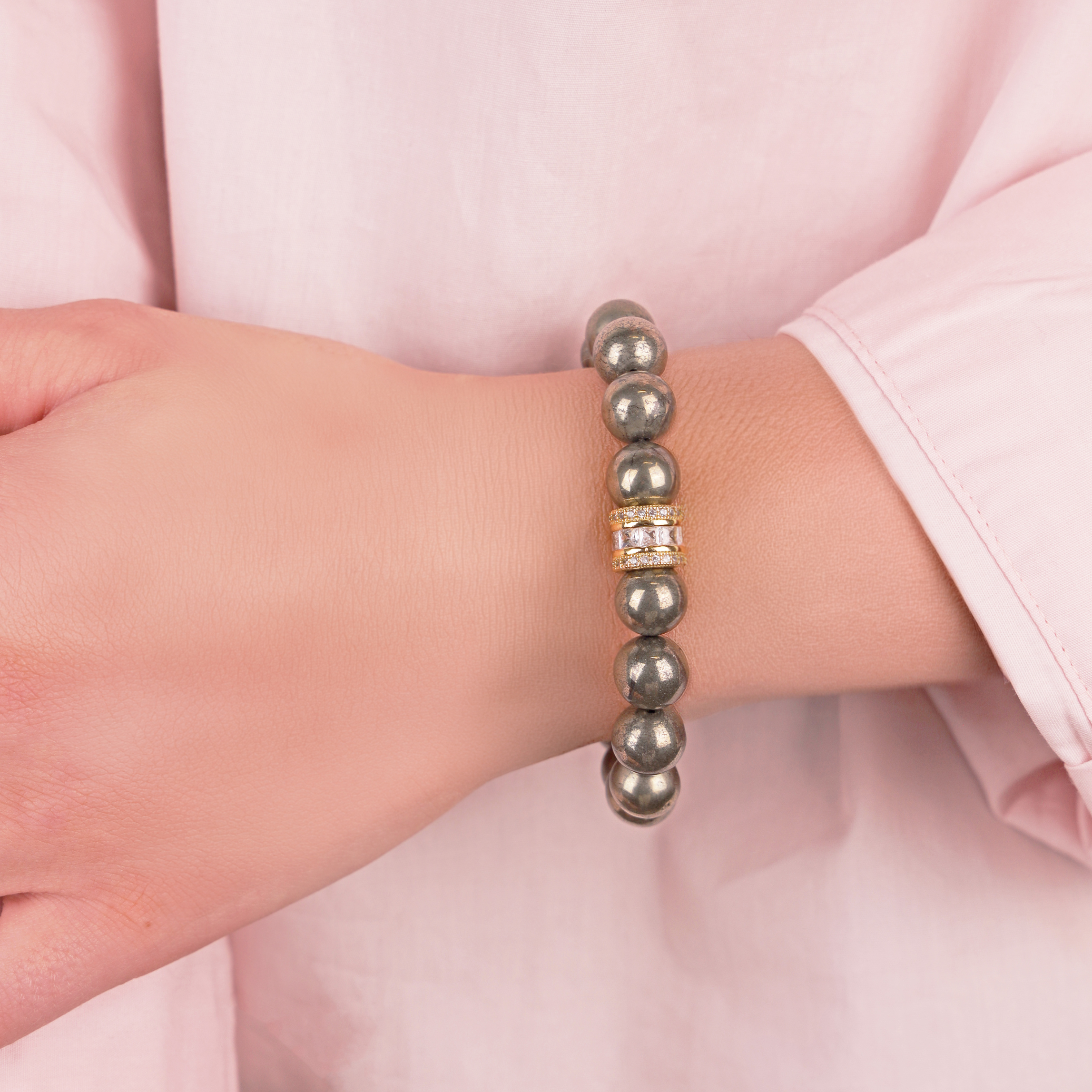a person wearing a bracelet