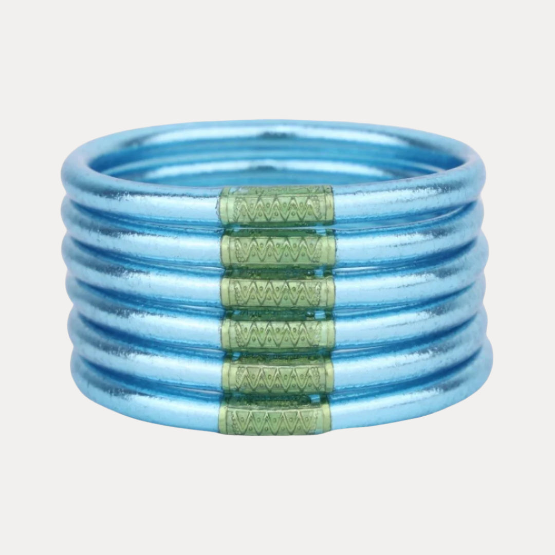 Azure All Weather Bangles (AWB) - Serenity Prayer | BuDhaGirl