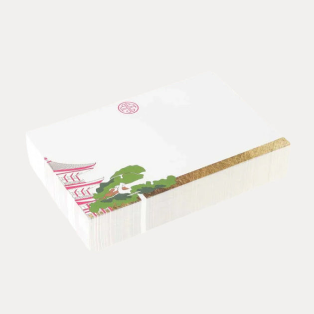 Pagoda Block Notepad - High Quality Paper Notepad Made in the USA