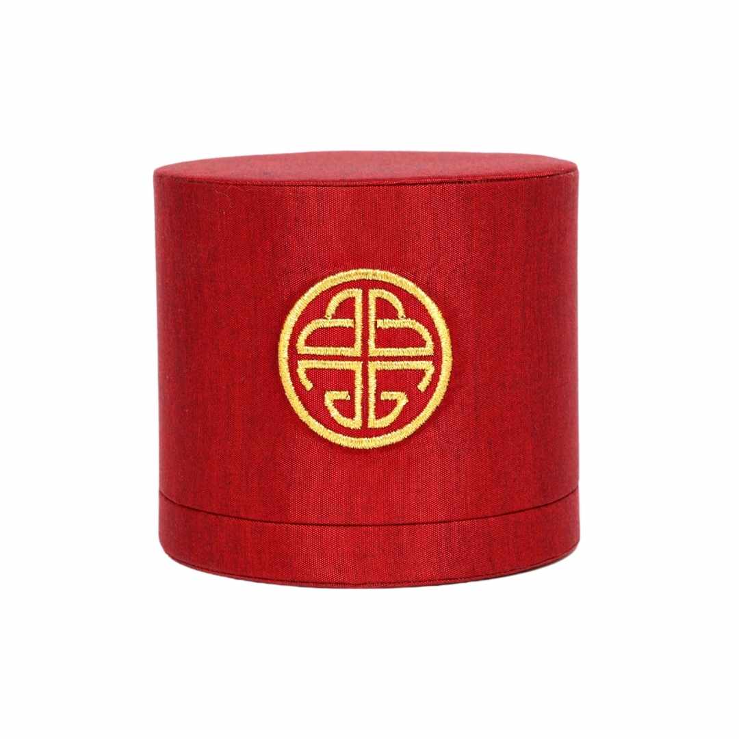 Red Silk Canister Gift Box | Bangle Storage and Accessories | BuDhaGirl