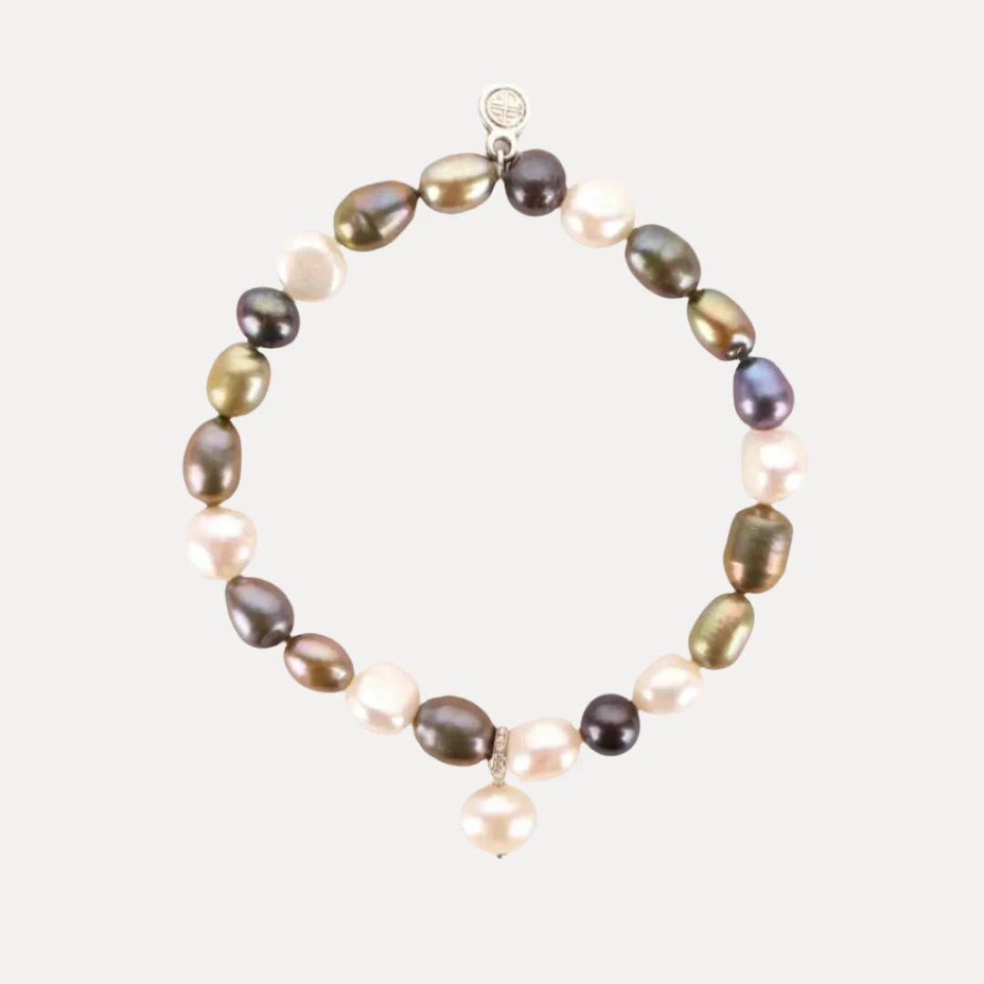 Melina Baroque Natural Pearl Bracelet | BuDhaGirl