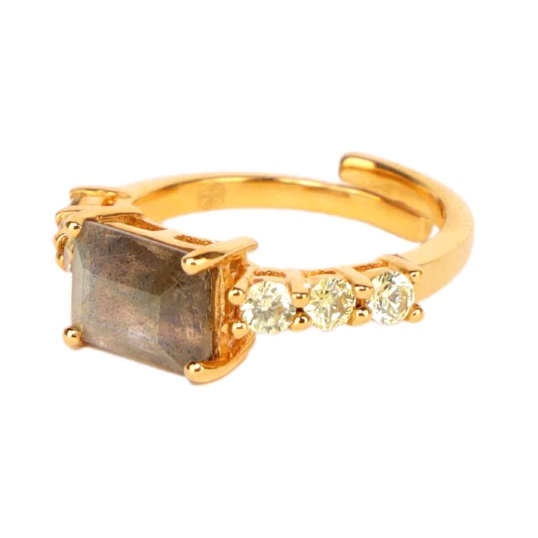 Milky Quartz | Emerald Cut | Princess Ring | BuDhaGirl