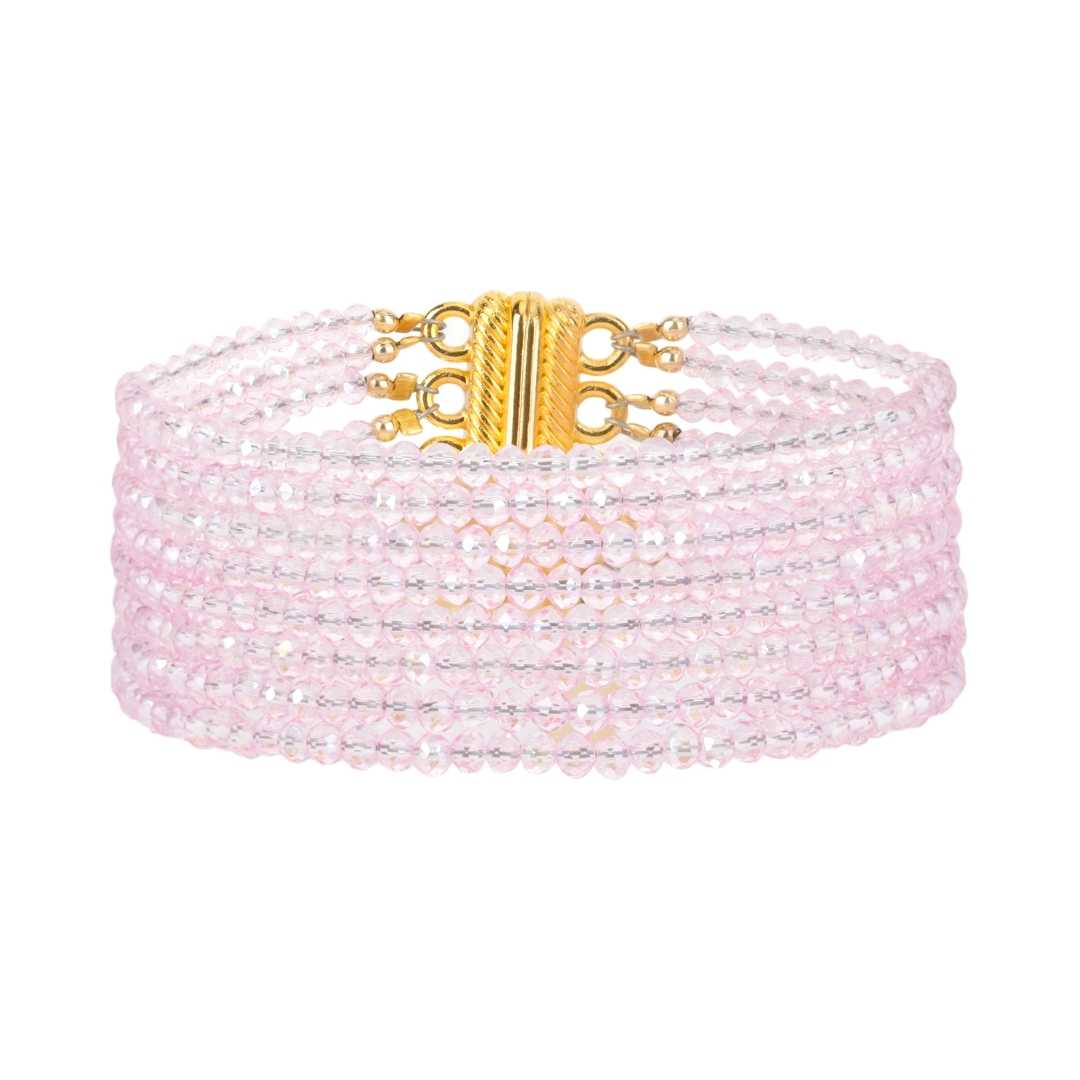 Meghan 8 Strand Crystal Bracelet | BuDhaGirl